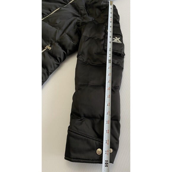 ZeroXposur Women's Puffer Jacket Black Faux-Fur Hood Ski Coat Size Med - Picture 10 of 15